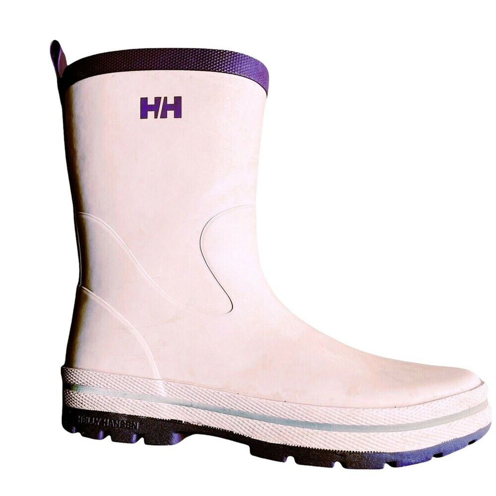 Helly Hansen JK Midsund 3 Rain‎ Boots Sz 4 US/34 EU Youth Pink Fairytale … - Picture 2 of 5